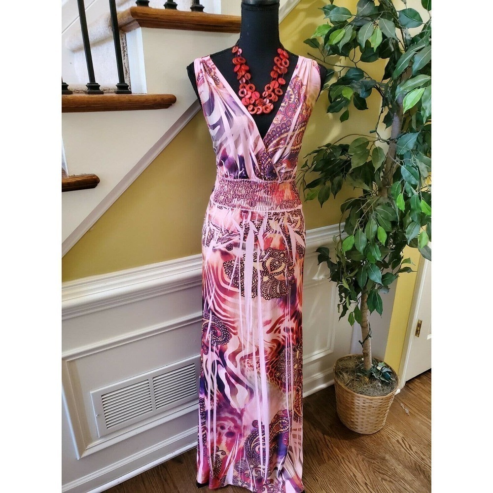 Fresh of LA Sleeveless Maxi Summer Dress- Size 1X